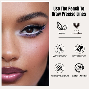 Vente en gros Eyeliner en gel crémeux longue durée à haute teneur en pigments Maquillage des yeux colorés de haute qualité Crayon Eyeliner blanc naturel personnalisé - Product Image 5