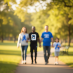 I Wear Blue For Diabetes Awareness Leopard <b>Messy</b> Bun T-<b>Shirt</b> Short Sleeve Unisex Crew Neck Adult Digital Printing - Product Image 3