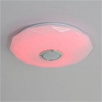 Lampe musicale intelligente pour chambre à coucher, 40w 60w, variateur d'intensité, lumière de plafond RGB avec Bluetooth, lumière de plafond LED RGB