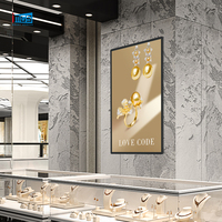 Panneau de menu numérique mural intérieur avec télécommande pour restaurants et hôtels