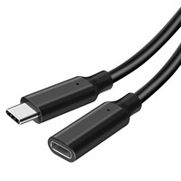 Cable de Extensión USB C, USB 3.2 Tipo C 3.1 Macho a Hembra, Carga y Sincronización para iPhone 17 16 15 Pixel / Nuevo iPad Dell XPS