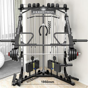 Petit équipement de fitness multifonctionnel intégré pour la maison, type Gantry, avec combinaison de rack de squat et de barre de traction haute pour exercices de poitrine - Product Image 3