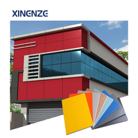 Panneaux composites en aluminium Alucobond 4*8 pieds, argent brossé, 3 mm, modernes, ignifuges, écologiques, prix d'usine