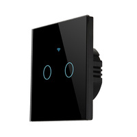 UE Royaume-Uni 10A Interrupteurs intelligents Pas de neutre Wifi Produits électriques pour la maison Alexa Google Home Applique murale intelligente Interrupteur tactile
