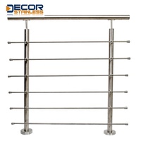 Conception de balustrade d'acier inoxydable pour la conception d'escaliers