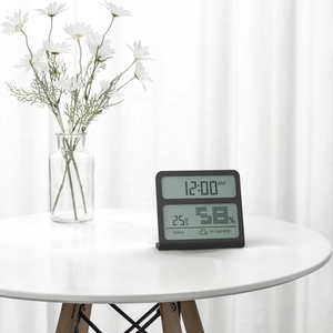 Higrómetro multitermómetro <span class=keywords><strong>Digital</strong></span> de uso en interiores con <span class=keywords><strong>sensor</strong></span> de temperatura de pantalla LCD para una medición precisa - Product Image 6