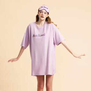 Camicia da <span class=keywords><strong>Notte</strong></span> Estiva Hongbo per Donne, Pigiama Personalizzato in Cotone, Modal e Bambù, Vendita all'Ingrosso - Product Image 4