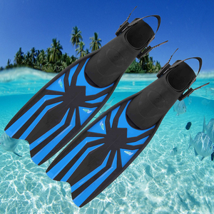 Aletas de Buceo Ajustables con Diseño de Araña |   Aletas de Natación Cómodas para Adultos y Niños, Antideslizantes y Ligeras - Product Image 1