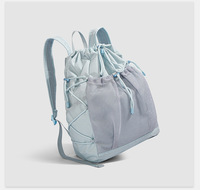 Mochila con Cordón Ajustable Personalizada, Fabricante OEM ODM, Bolsas Elásticas Ventiladas y Comprimibles, Exportación Global Directa, Suministro al por Mayor