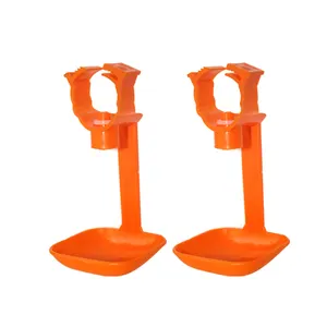 Poultry Farming Equipment Drinking Cups Plastic Chicken Broiler Lubing Nipple Hanging Cups Chicken Water Feeding Supplies