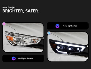 Faros LED Nuevos para Mitsubishi <span class=keywords><strong>ASX</strong></span> 2013-2016, Actualizados con DRL, 10000 Lúmenes, 12V, 5000K - Product Image 3