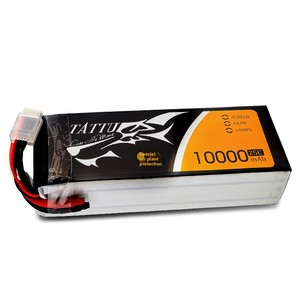 Tattu <strong>Lipo</strong> <strong>Battery</strong> 6S <strong>10000mAh</strong> <strong>Lipo</strong> 22.2V 25C UAV Drone <strong>Battery</strong> for Quadcopter Frame FPV Drone Chargeable <strong>Battery</strong> - Product Image 1