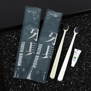 Juego de Cepillo de Dientes y Pasta Dental Desechables Kashrul, Cerdas Suaves, Artículos de Aseo para Huéspedes de Hotel - Product Image 2