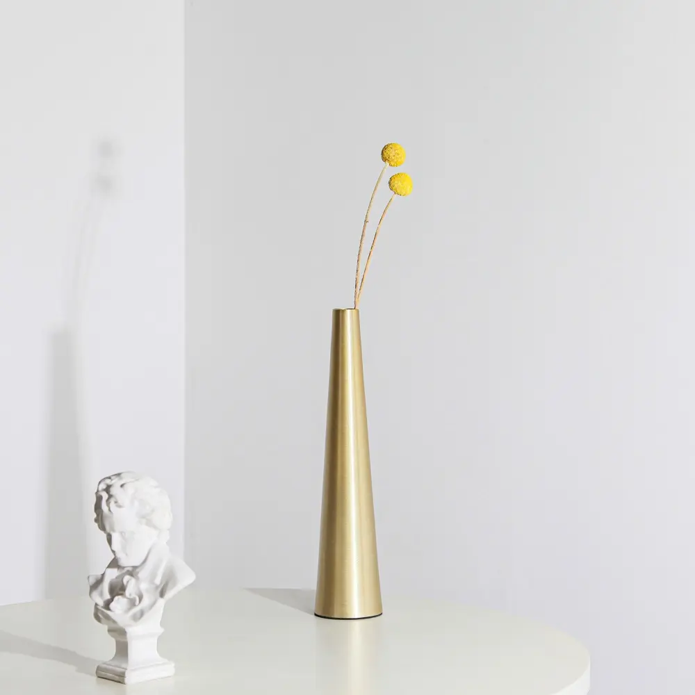 Vaso decorativo simples, vaso de flores simples para decoração de sala de estar, sala de estudo, vaso leve