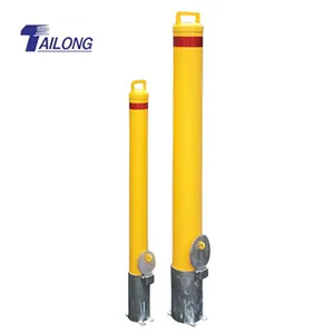 Úc cảnh báo đường Bộ thép bollard có thể tháo rời bollard xe công viên sắt đường giao thông hàng rào an ninh bollard