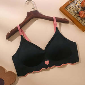 3 pièces de soutien-gorge de haute qualité, nouveaux arrivages, bonne qualité, nouveau design, sans couture, contrasté, grande taille, sous-vêtements pour filles - Product Image 5