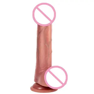 工厂成人硅胶女性性感产品爱大尺寸性玩具软阴茎手淫女性