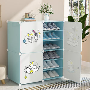 Armoire de rangement à chaussures pratique de grande capacité, <span class=keywords><strong>en</strong></span> plastique, collection - Product Image 3
