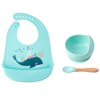 Humor bear — masque de mélange repliable en silicone pour bébé, vaisselle, contenant divers motifs