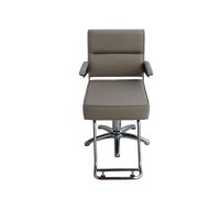 [ECCLIM]JACOB No.26 EC-005 Fauteuil de salon de coiffure en acier inoxydable, mobilier commercial, design moderne, léger et de qualité supérieure, idéal pour les voyages