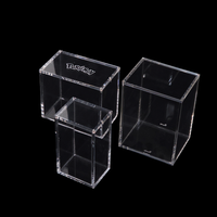 Boîtes en acrylique pour emballage, type Booster Box ETB (Elite Trainer Box) et boîtes de rangement lumineuses pour publicité et emballage de fleurs
