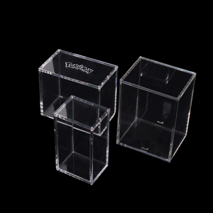 Emballage de fleurs publicité stockage de lumière en plastique <span class=keywords><strong>Pokémon</strong></span> Booster Box ETB Elite Trainer Box Case boîtes en acrylique pour emballage - Product Image 3