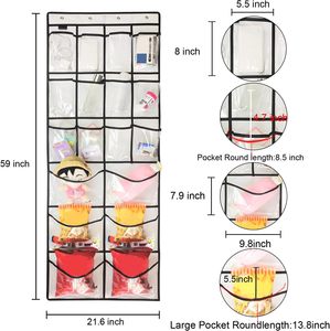 2025 phong cách hiện đại tường lưu trữ túi <span class=keywords><strong>overdoor</strong></span> Treo Giày & quần áo tổ chức thiết kế mới cho thuận tiện làm sạch - Product Image 3
