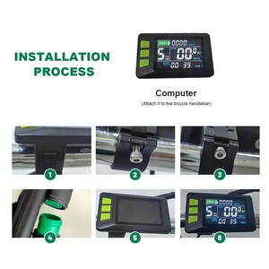 Sản xuất p3c xe đạp Màn hình Ebike chu kỳ đồng hồ bấm giờ máy tính Xe Đạp Đồng hồ tốc độ màn hình xe đạp chu kỳ hiển thị - Product Image 3