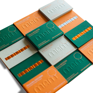 Tùy chỉnh sang trọng Thiệp mời dập nổi/Debossed logo lá vàng dập giấy thẻ kinh doanh - Product Image 3