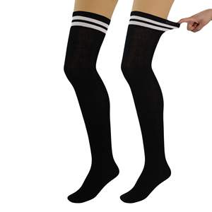 Chaussettes tricotées au-dessus du genou pour femme DB, chaudes, en nylon, décontractées, avec motif jacquard dessin animé, taille unique, pour l'hiver - Product Image 4
