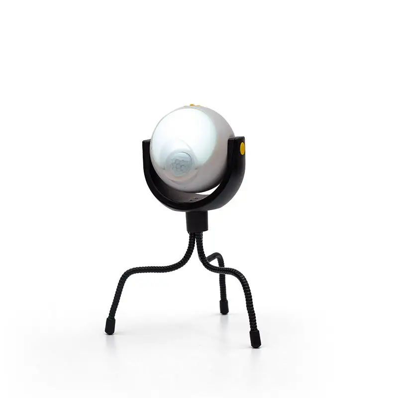 TUODI Portable LED Motion Sensor Light Provides 120 Lumens and Flexible Tripod Base with Magnetic Option Indoor/Outdoor