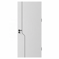 Porte battante PSL OEM HDF à fermeture douce avec joint magnétique pour rénovation de buanderie et chambre à coucher