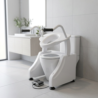Siège de toilette surélevé personnalisé OEM avec dossier en plastique pour personnes âgées - Prix de gros