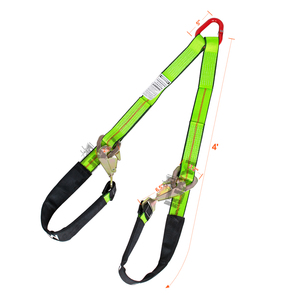 حزام إنقاذ للمقطورات مع خطاف سريع التثبيت، حزام ربط على شكل V بعرض 2 بوصة - Product Image 2