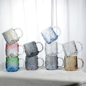 11oz màu Fuji núi cà phê Mug bông tuyết mô hình nổi ly thủy tinh với xử lý - Product Image 5