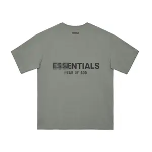 Maglietta da uomo in cotone 100% con logo del marchio personalizzato in fabbrica T-Shirt taglie forti da uomo T-Shirt personalizzata oversize con vestibilità ampia per uomo