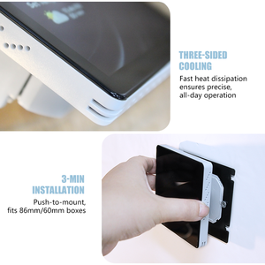 XZJ Tuya Wifi Sistema DE AIRE ACONDICIONADO CENTRAL Ventilador de agua Bobina Termostato <span class=keywords><strong>Control</strong></span> Interruptor de calefacción fría Servicio TFT - Product Image 4