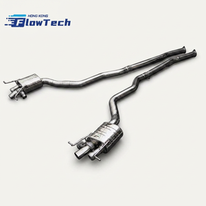 High Flow Performance Stainless Steel Catback Exhaust System for Bentley Continental 4.0T V8 with Valved Muffler - Product Image 1