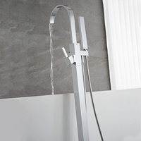 Ensemble de robinetterie de douche sur pied OEM pour salle de bain, mitigeur de douche et robinet de baignoire