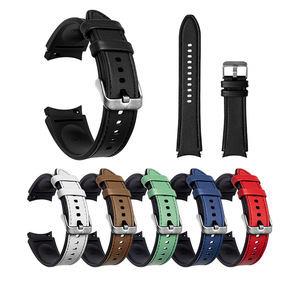 IVANHOE Nouveau <span class=keywords><strong>Bracelet</strong></span> pour <span class=keywords><strong>Samsung</strong></span> <span class=keywords><strong>Watch</strong></span> 4 <span class=keywords><strong>5</strong></span> 6 44mm <span class=keywords><strong>Bracelet</strong></span> en <span class=keywords><strong>Cuir</strong></span> pour <span class=keywords><strong>Samsung</strong></span> <span class=keywords><strong>Watch</strong></span> 4 Classic 42mm 46mm 40mm <span class=keywords><strong>Bracelet</strong></span> Sport <span class=keywords><strong>Bracelet</strong></span> - Product Image 1