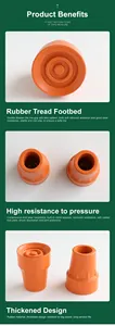 Rubber Tip For Pole Accessories Trekking Pole Tips Rubber Stick Pads Walking Sticks Feet Pad Replacement