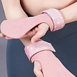 Sangles de poignet réglables en cuir de vachette avec logo personnalisé, support de poignet antidérapant, crochets de levage de poids, prise puissante, souples et résistantes - Product Image 6