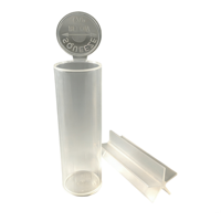 Commande en gros disponible : Tube en plastique PP personnalisé de 30 * 95 mm avec compartiment pour pilules, bonbons, petites pièces