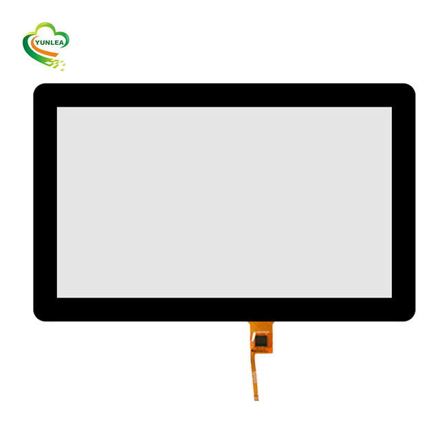 Yunlea 7 10.1 inch Touchscreen I2C USB Capacitive Automotive 10.1" Touch Screen Panel For Car GPS Navigator