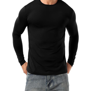 Camisetas de Manga Larga Ajustadas de Secado Rápido para Hombre, Personalizadas, al por Mayor, Camisetas de Gimnasio y Fitness, Camisetas de Manga Larga para Hombre, Camisetas Interiores para Vender - Product Image 1
