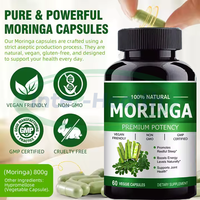 Ausreson Capsules de Moringa Bio en Poudre – Soutien Articulaire, Métabolisme, Immunité – Complément Alimentaire – Vente en Gros de Capsules de Moringa