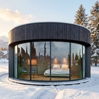 Panneaux modernes Allemagne Futuriste Nouveau Design Béton Afrique du Sud Gris Maison préfabriquée en conteneur à Foshan
