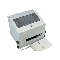 Imprimante à jet d'encre TIJ statique de bureau entièrement automatique Mini imprimante d'image de texte de codes à barres et de codes QR pour l'impression de date d'étiquettes en métal