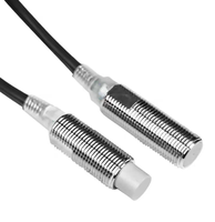 Cable de Sensor Original YF2A14-050UB3XLEAX 2095608, M12 Recto Hembra, 4 Pines, Codificación A, 5m, PUR, Sin Halógenos, Sin Blindaje