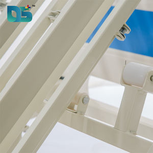 Pabrik grosir murah Manual lima fungsi pagar pembatas perawatan klinik menggunakan rumah sakit medis Bed dengan <span class=keywords><strong>IV</strong></span> tiang & kasur - Product Image 6